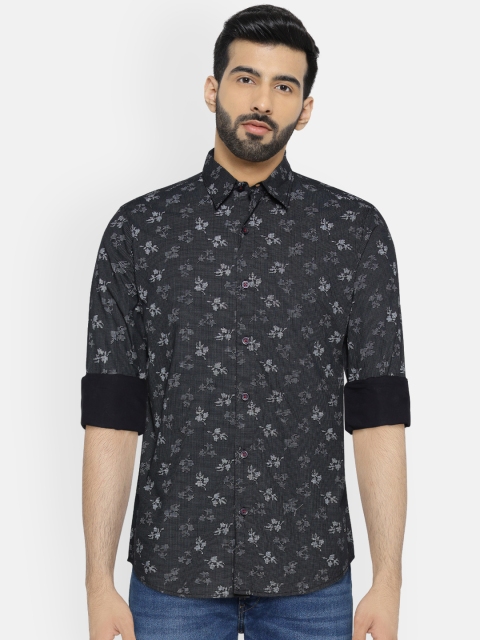 

SPYKAR Men Grey Slim Fit Printed Casual Shirt