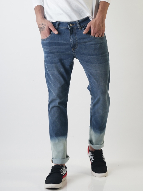 

Blue Saint Men Blue Slim Fit Mid-Rise Clean Look Stretchable Jeans