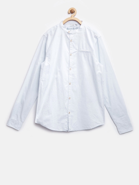 

OVS Boys Blue Striped Casual Shirt