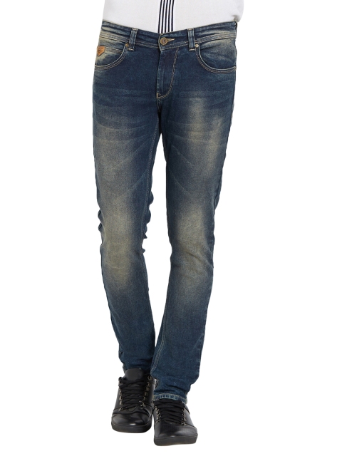 

SPYKAR Men Blue Super Skinny Fit Mid-Rise Jeans