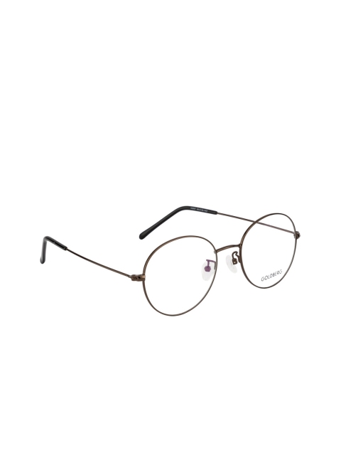 

Gold Berg Unisex Brown Round Frames GB-10267