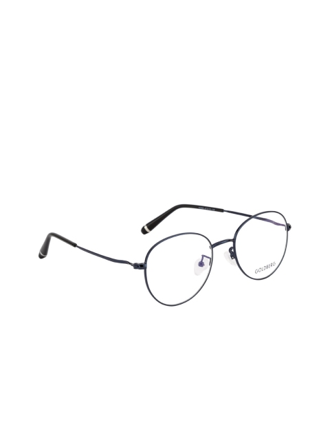 

Gold Berg Unisex Blue Round Frames GB-10268