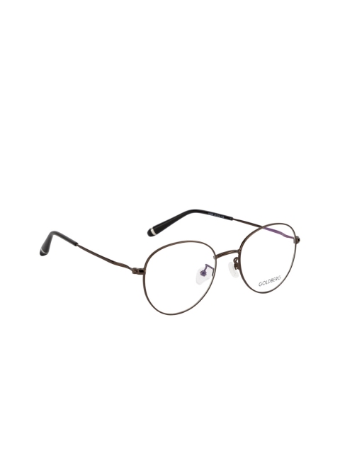 

Gold Berg Unisex Brown Round Frames GB-10268