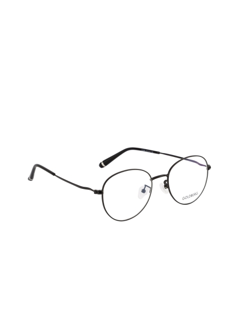 

Gold Berg Unisex Black Round Frames GB-10268