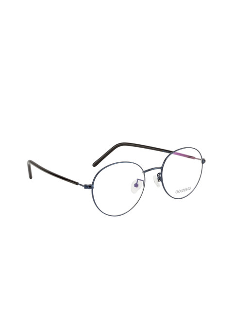 

Gold Berg Unisex Blue Round Frames GB-10270