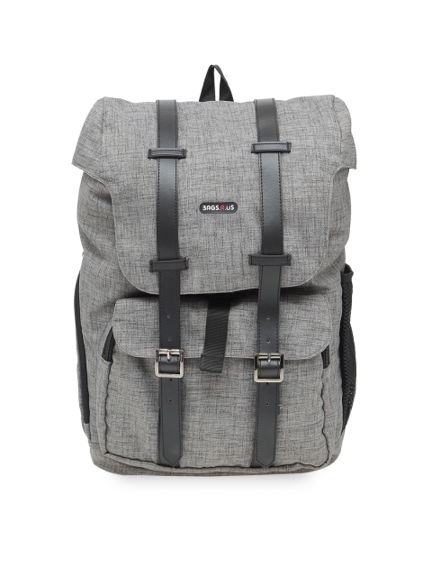 

Bags.R.us Unisex Grey Solid Backpack