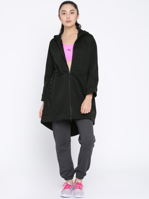 

Puma Women Black Solid Parka Jacket