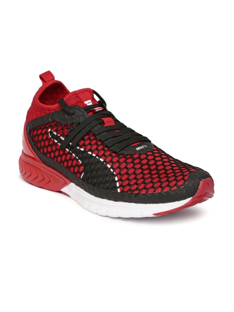 

Puma Men Red & Black IGNITE Dual NETFIT Running Shoes