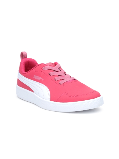 

Puma Girls Pink Courtflex PS Sneakers