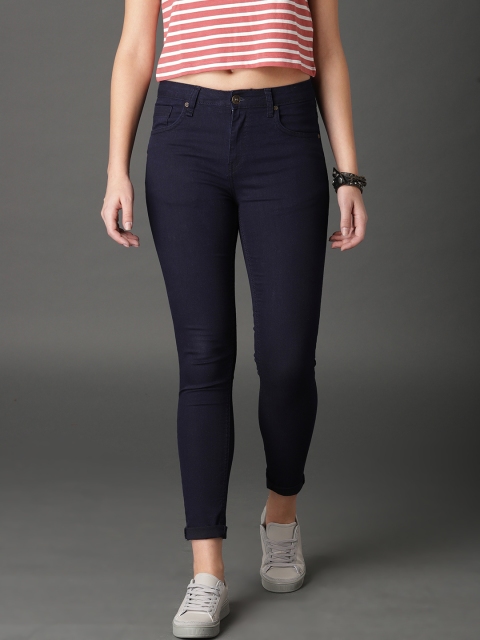 

Roadster Women Blue Skinny Fit Mid-Rise Clean Look Stretchable Jeans