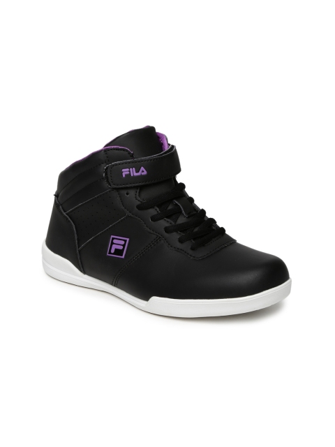 

FILA Women Black MISHA Mid-Top Sneakers