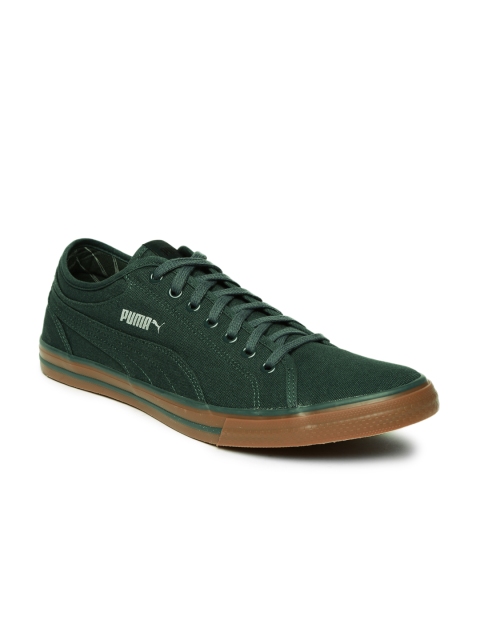 

Puma Unisex Green Yale Gum Solid Sneakers