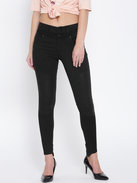 

Pepe Jeans Women Black Regular Fit Mid-Rise Clean Look Stretchable Jeans