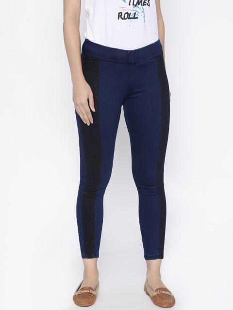

Pepe Jeans Women Blue & Black Denim Jeggings