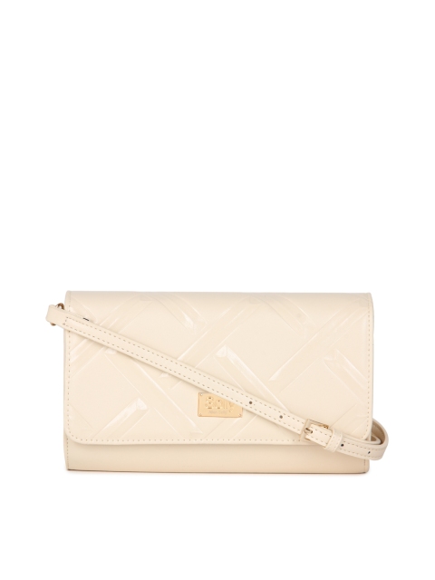 

Allen Solly Beige Textured Sling Bag