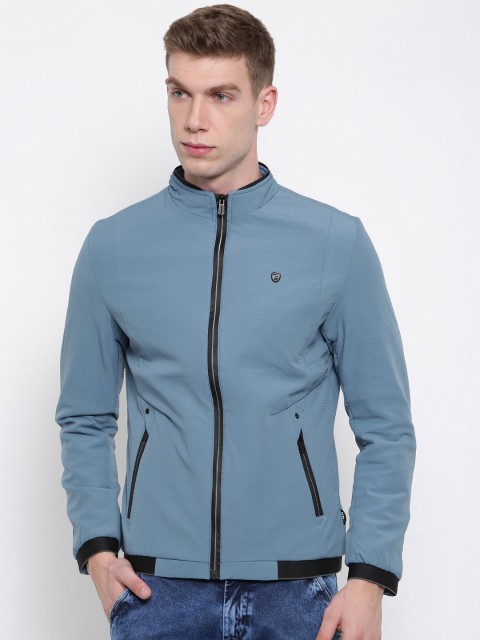 

Fort Collins Men Blue Solid Tailored Jacket