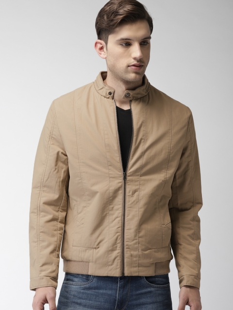 

Fort Collins Men Beige Solid Bomber