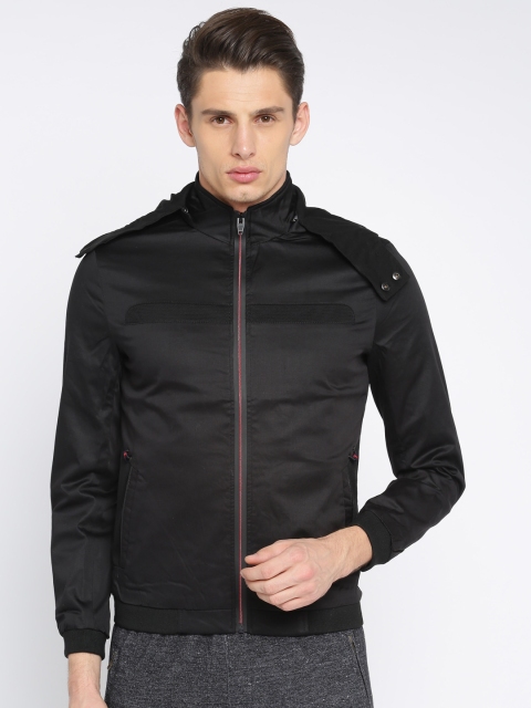 

Fort Collins Men Black Solid Tailored Jacket