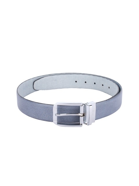 

Alvaro Castagnino Men Blue & White Printed Leather Belt