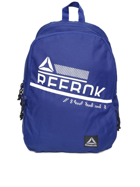 

Reebok Unisex Blue Style Found Follow Brand Logo Print Backpack
