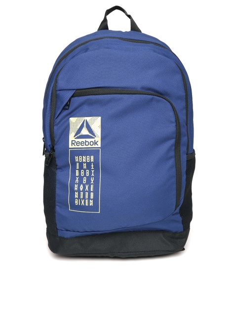 

Reebok Unisex Blue Comp Brand Logo Print Backpack