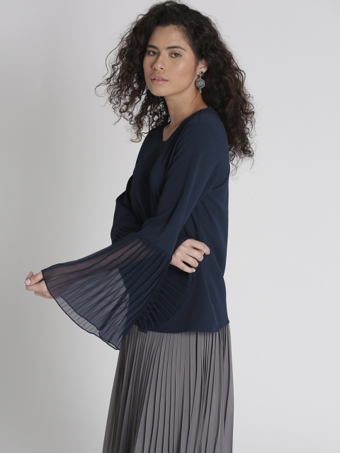 

Chemistry Women Navy Solid Top, Navy blue
