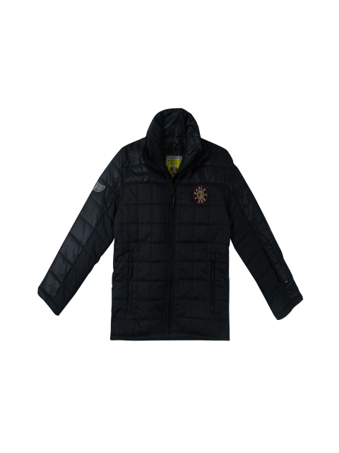 

Gini and Jony Boys Grey Solid Quilted Jacket