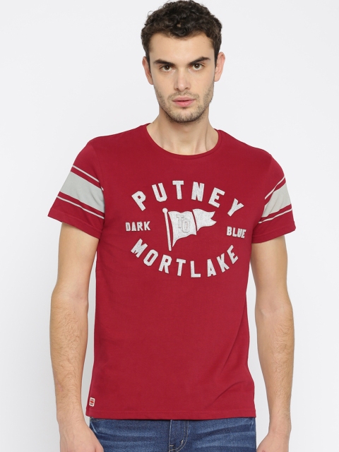 

University of Oxford by People Men Red T-shirt