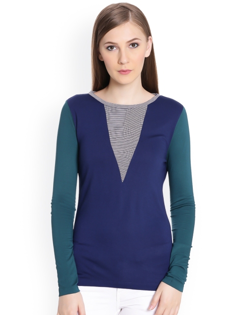 

United Colors of Benetton Women Multicoloured Solid Top, Multi