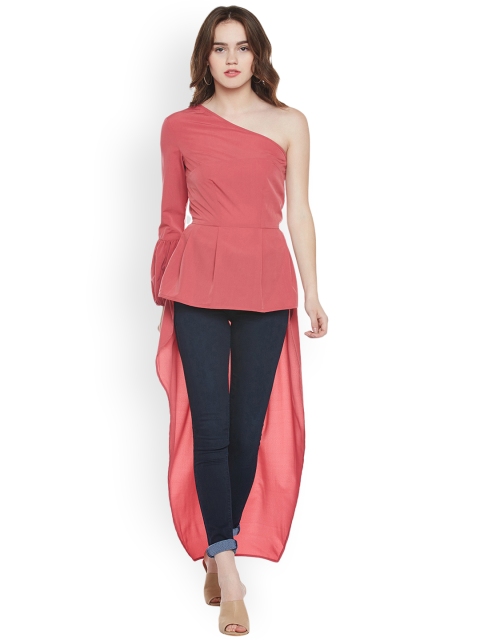 

Popnetic Women Rose Solid Maxi Top