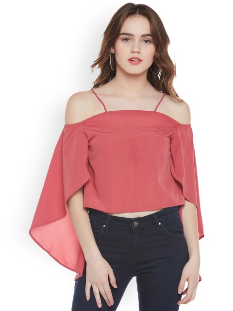 

Popnetic Women Coral Solid Top