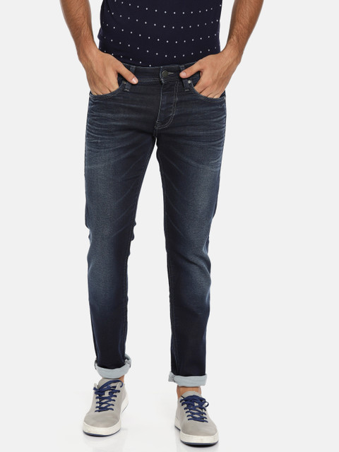 

Jack & Jones Men Blue Slim Fit Low-Rise Clean Look Jeans