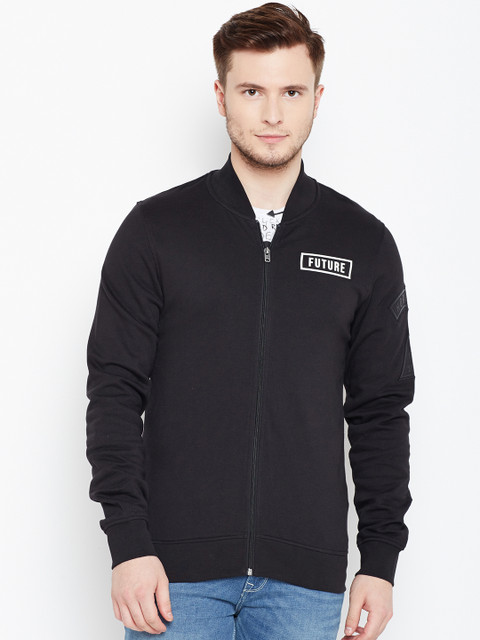 

Jack & Jones Men Black Back Print Sweatshirt