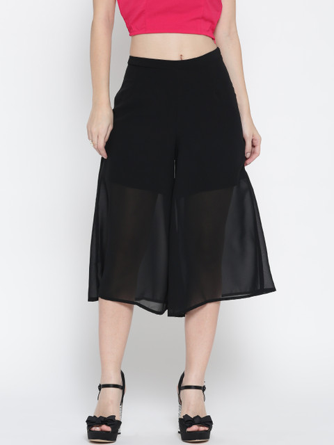 

Jealous 21 Women Black Solid Culottes