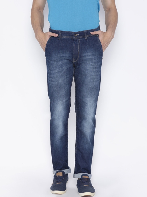 

Peter England Casuals Men Blue Slim Fit Mid-Rise Clean Look Stretchable Jeans