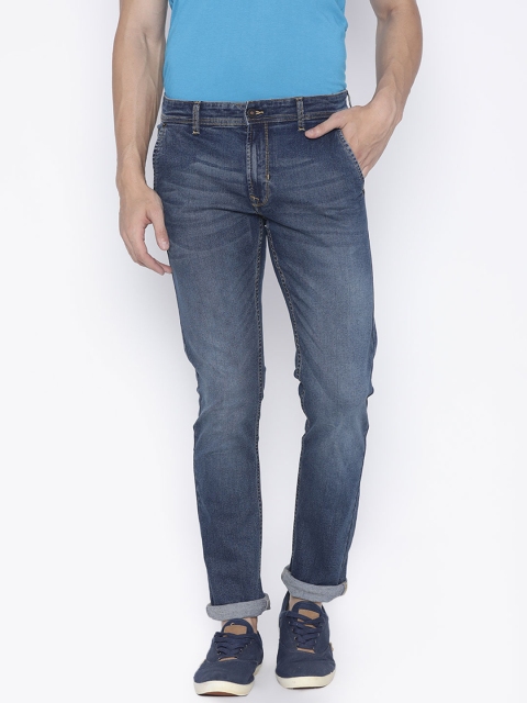 

Peter England Casuals Men Blue Slim Fit Mid-Rise Clean Look Stretchable Jeans