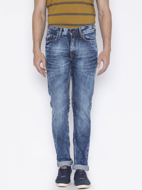 

Peter England Casuals Men Blue Mid-Rise Clean Look Jeans