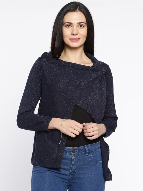 

Ginger by Lifestyle Navy Shimmery Shrug, Navy blue