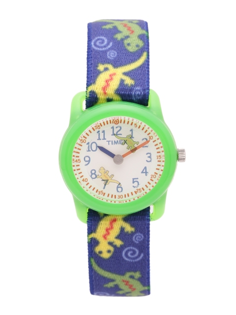 

Timex Unisex White Analogue Watch TWESK0100