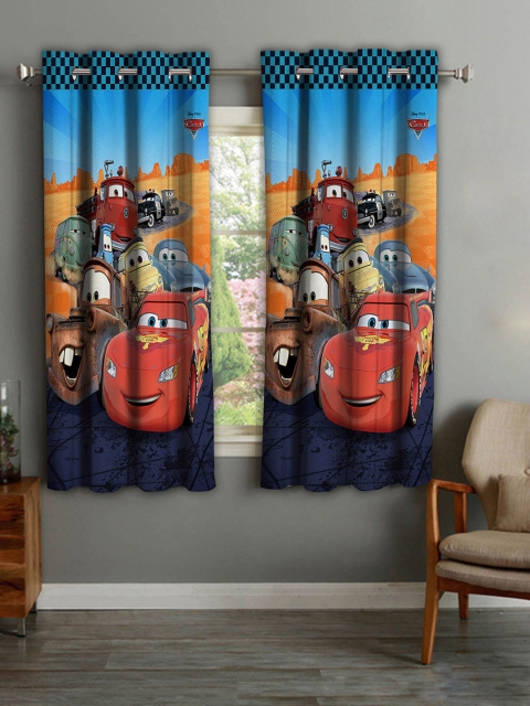 

Athom Trendz Multicoloured Printed Single Regular Window Curtain, Multi