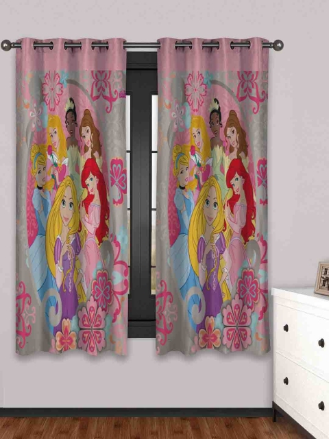 

Athom Trendz Kids Set of 2 Multicoloured Printed Window Curtains, Multi
