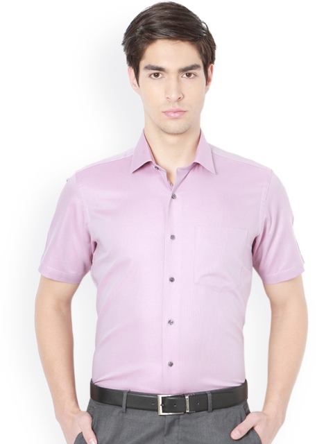 

Van Heusen Men Pink Regular Fit Printed Formal Shirt