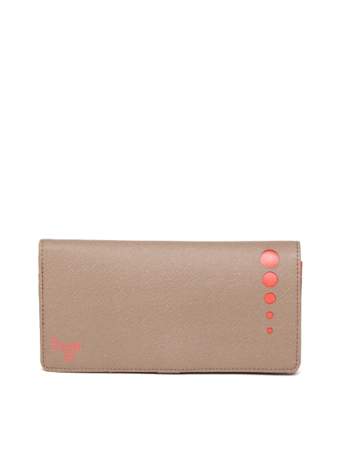 

Baggit Women Brown Solid Two Fold Wallet