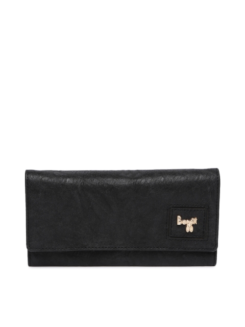 

Baggit Women Black Textured Wallet