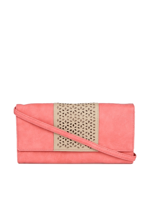 

Baggit Women Pink Solid Two Fold Wallet