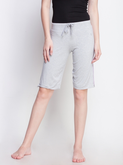 

Dollar Missy Women's Grey Cotton Knit Short MMCC-551