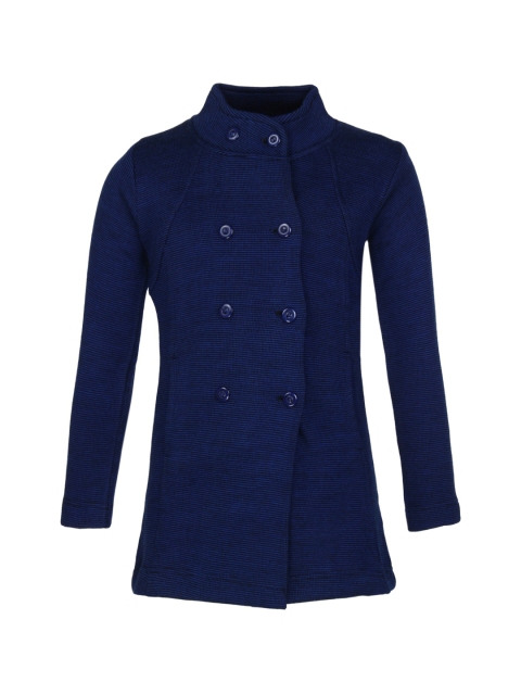 

Cayman Girls Blue Woollen Trench Coat