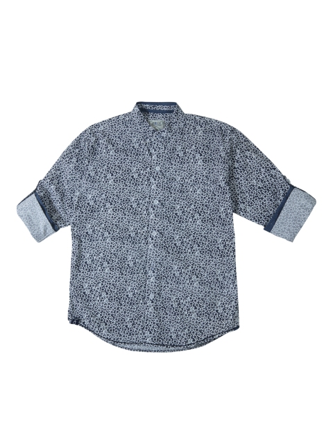 

Gini and Jony Boys Blue Regular Fit Printed Casual Shirt