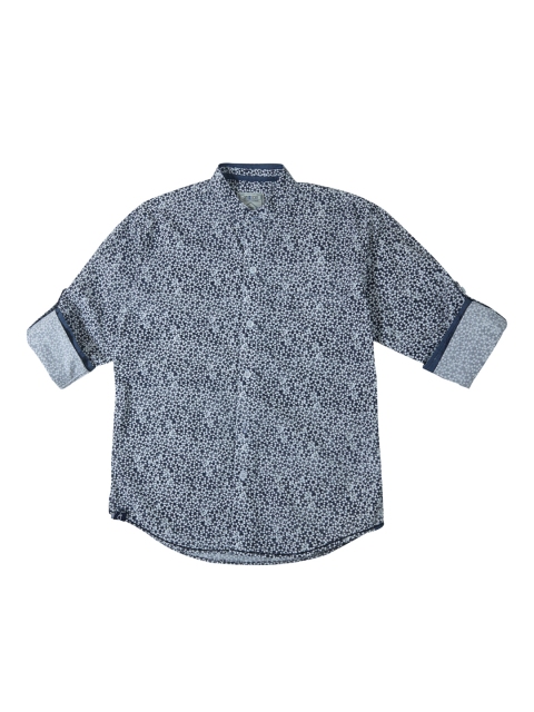 

Gini and Jony Boys Blue Regular Fit Printed Casual Shirt