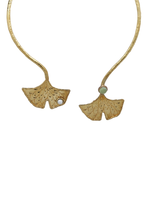 

ZeroKaata Gold-Toned Embellished Choker